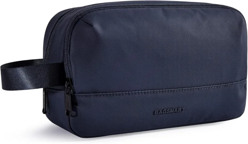 Wasserabweisende Herren Reise-Kulturtasche Blau Oracle