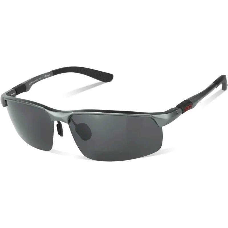 DUCO Herren Polarisierte Driving Sonnenbrille Al-Mg Rahmen