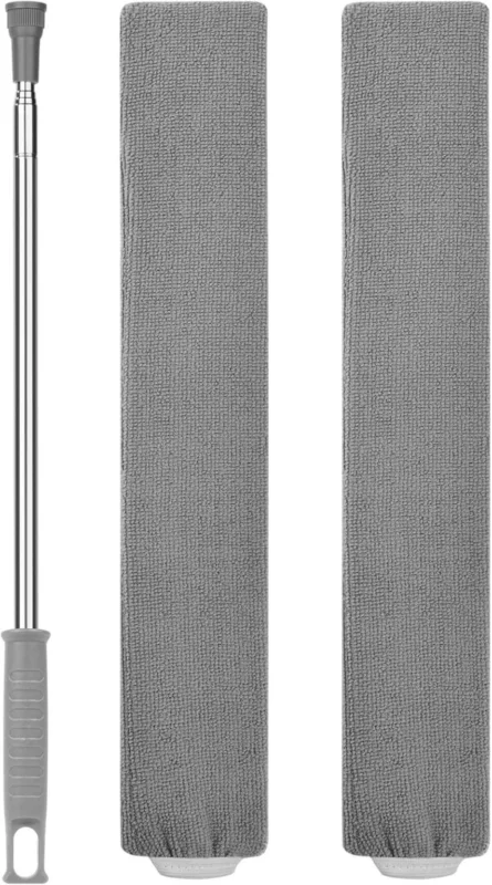 Einziehbarer Gap Duster Staubwedel mit flexiblem Griff & waschbaren