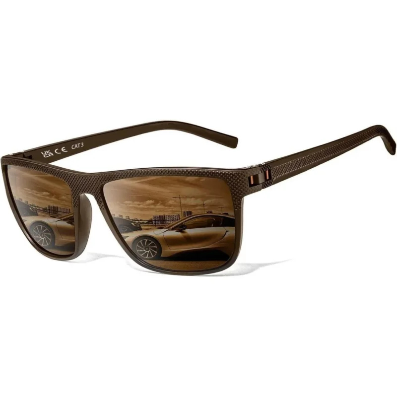 Polarisierte Sonnenbrille TR90 Rahmen UV400 Schutz Beach