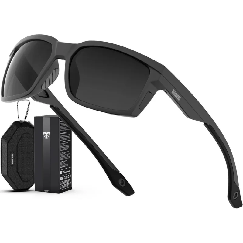 ATTCL Herren Polarisierte Sportsonnenbrille TR90 Rahmen