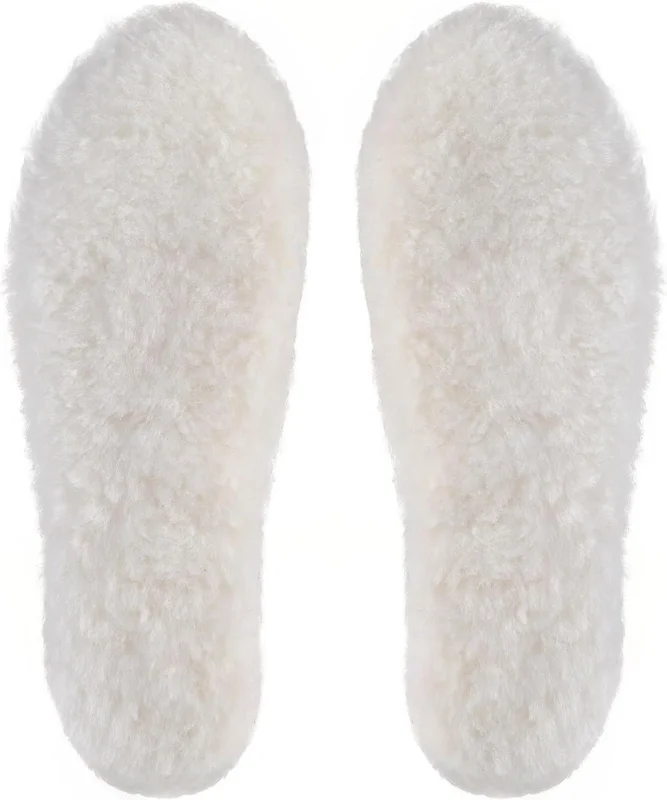 Lammfell Einlegesohlen Winter Warme Schuheinlagen Gummistiefel