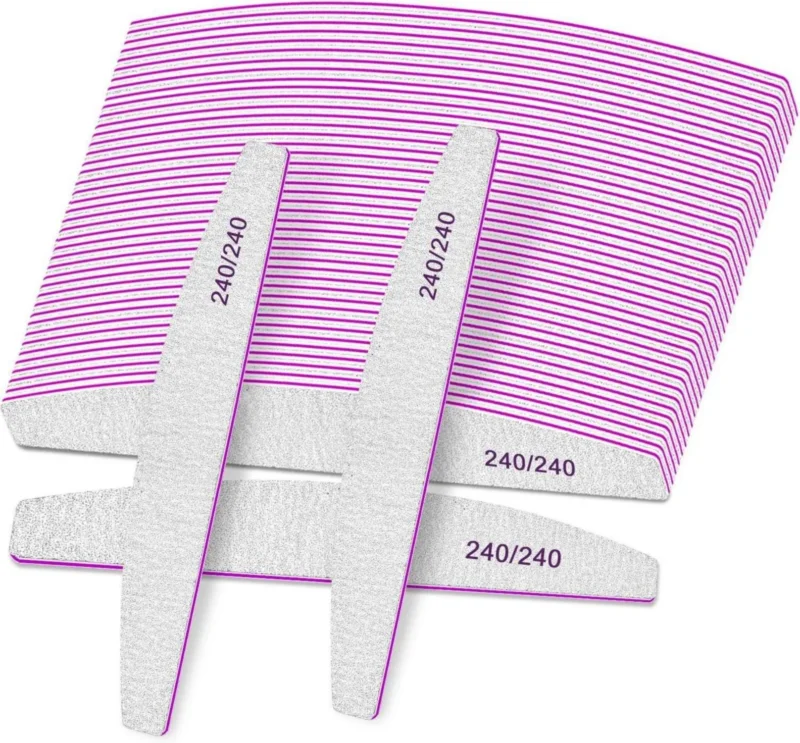 Professionelle Nagelfeilen-Set 25 Stück 240/240 Körnung