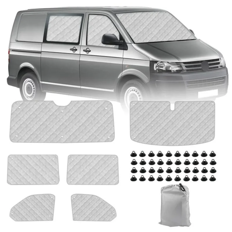 Thermomatte VW T5 T6 Kombi – Sonnenschutz Set 6-teilig