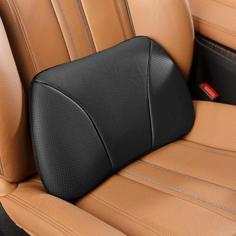 Lendenstützkissen Auto Leder & Memory Foam – Komfort & Unterstützung