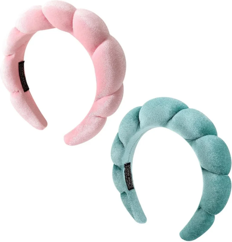 Spa-Stirnband Wolken Frottee Gesichtspflege Makeup 2 Pcs Sponge Hair