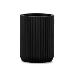 Andrea House Zahnputzbecher Stripes Black