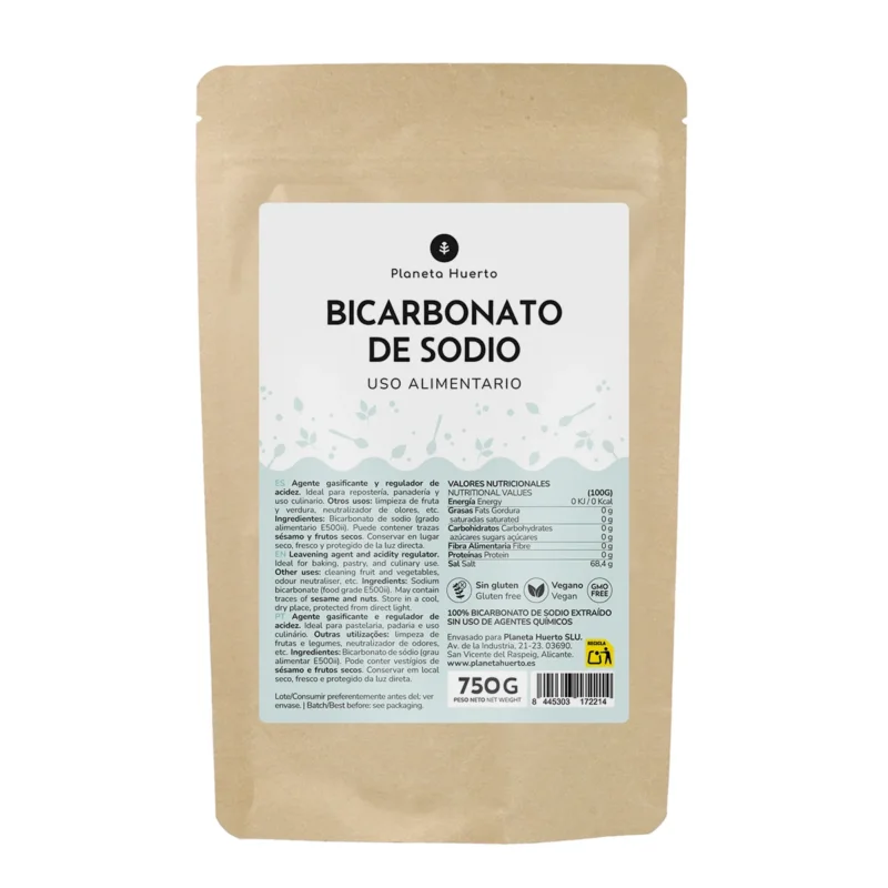 Bicarbonato de sodio alimentario Planeta Huerto 300 gr