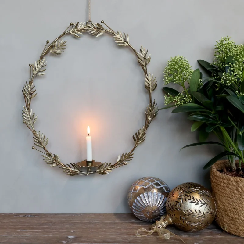 Hänger für Teelichter in Antikmessing - Chic Antique