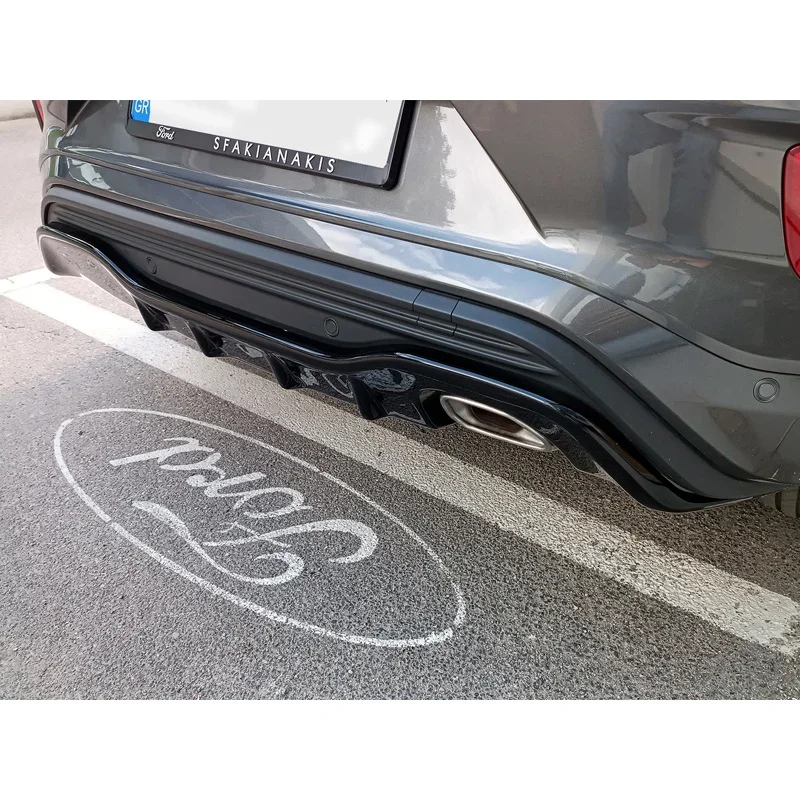 Motordrome, Heckstoßstangendiffusor, ABS Glanzschwarz, Passend für Ford Puma ST-Line 2019-, aerodynamisches Design