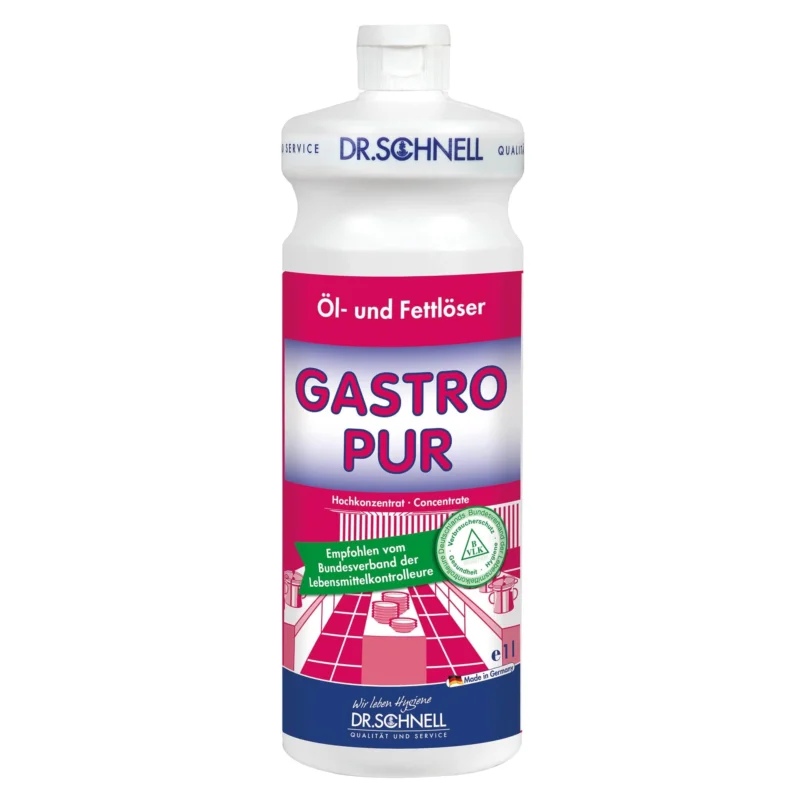 Dr. Schnell Gastro Pur Öl- und Fettlöser 1 Liter Flasche