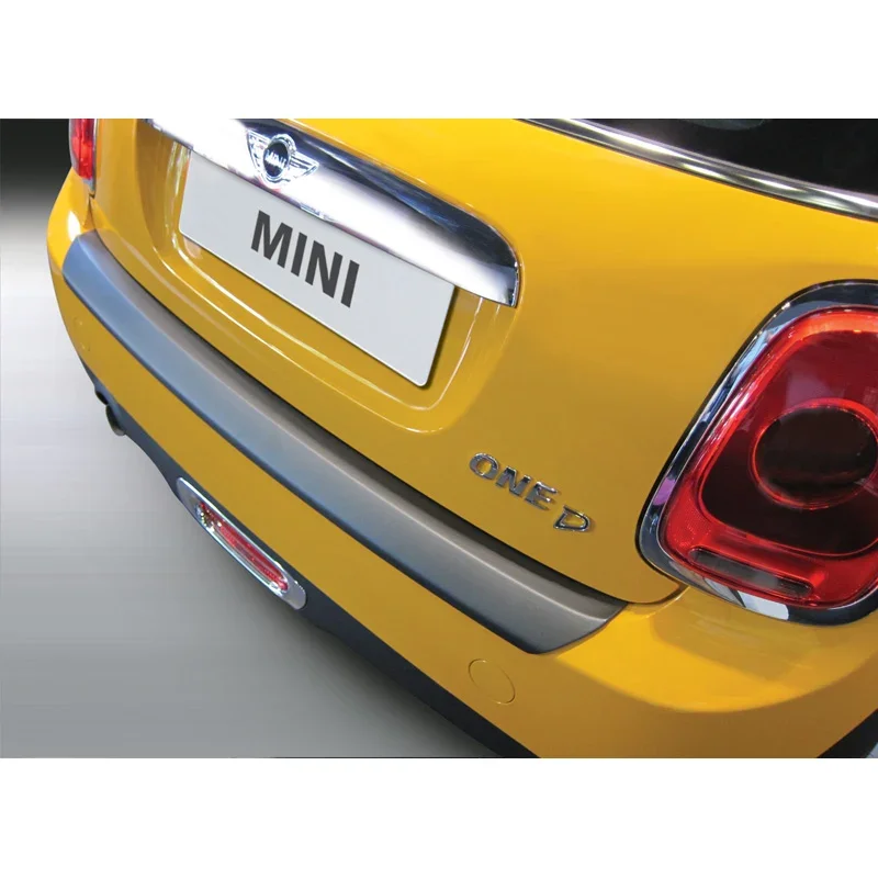 RGM, ABS Heckstoßstangenschutz passend für Mini One/Cooper+S F56 3 türer 3/2014-2/2021 & Cabrio F57 2014-2021 & Mini F56 Electric 2021- Schwarz, Mattschwarz
