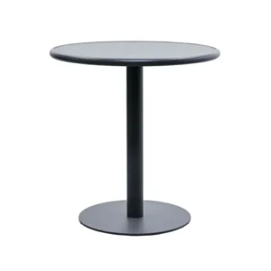 Zeo Living Bistrotisch "Hall" 70cm Aluminium anthrazit