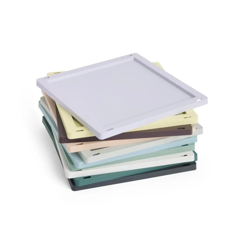 Colour crate Deckel, Medium Square/Cube von HAY