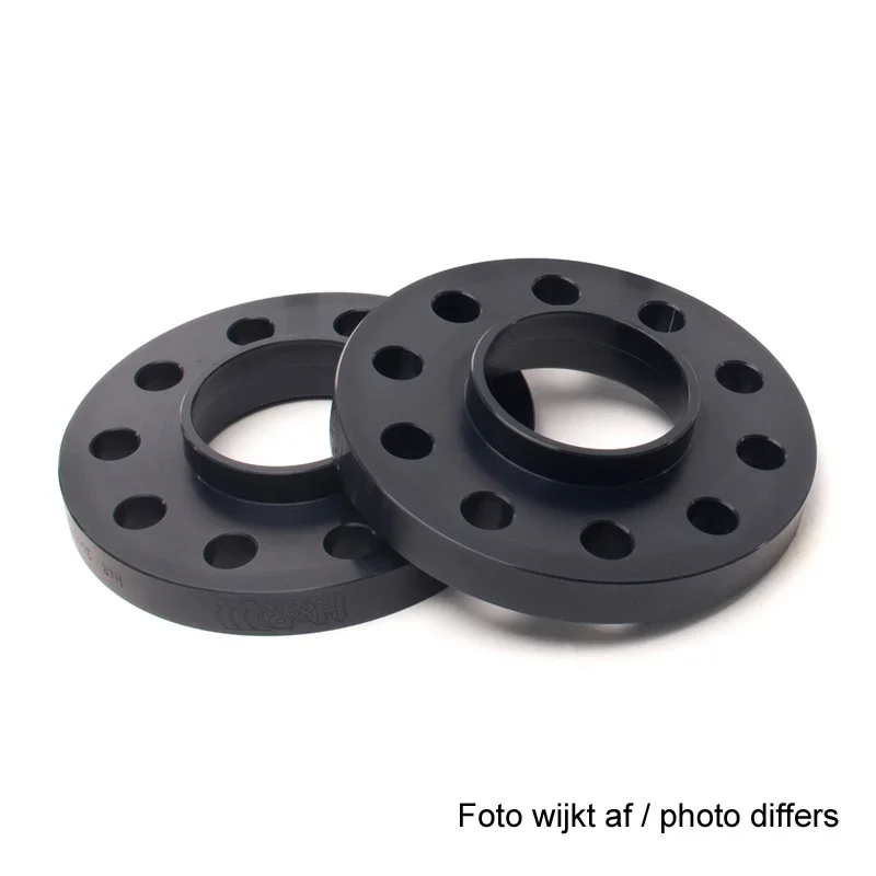 H&R, DR-System Spürverbreiterungsatz 16mm pro Achse - Lochkreis 5x112 - Mittenzentrierung 66,5mm - System M14x1,5 - passend für Audi/Volkswagen - Schwarz, Stahl
