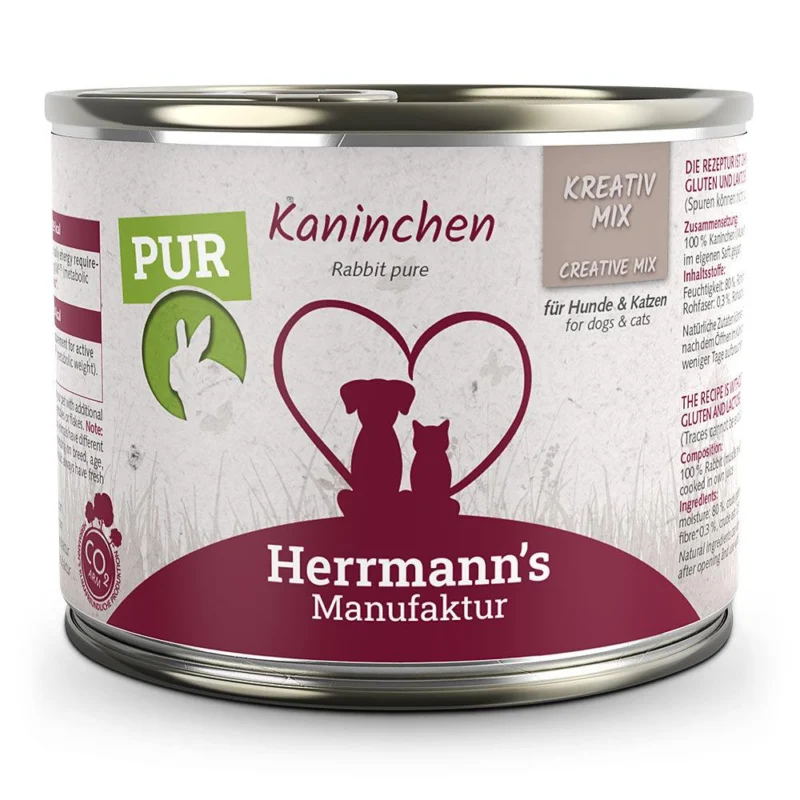 Herrmanns Hund Reinfleisch Kaninchen zoo-de