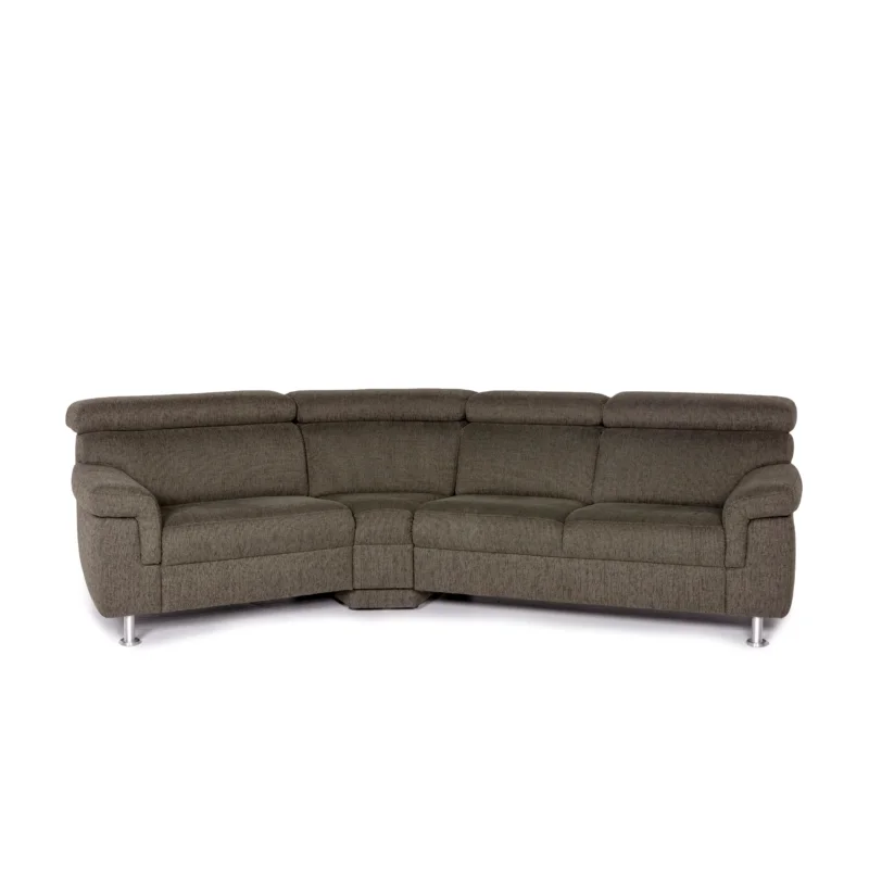 Himolla Stoff Ecksofa GrĂĽn Sofa Funktion Couch #10962