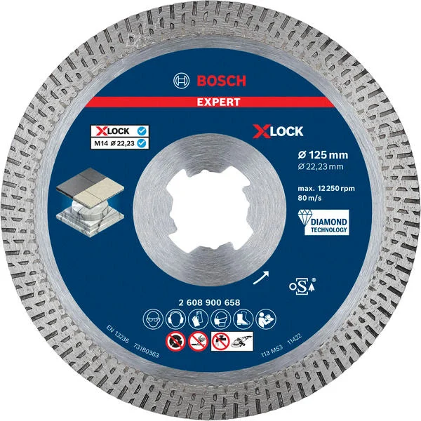 Produktbild von EXPERT Hard Ceramic Diamanttrennscheibe, X-LOCK, 125x22,23 mm