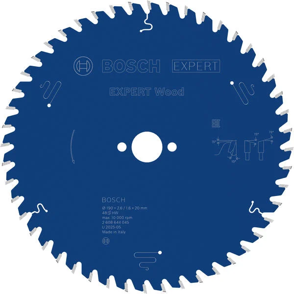 Produktbild von Kreissägeblatt EXPERT Wood 190 x 2,6/1,6 x 20 mm Z48