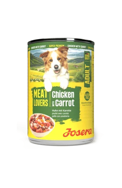 Josera Dog Dose Meat Lovers Adult Menu Chicken & Carrot, Nassfutter