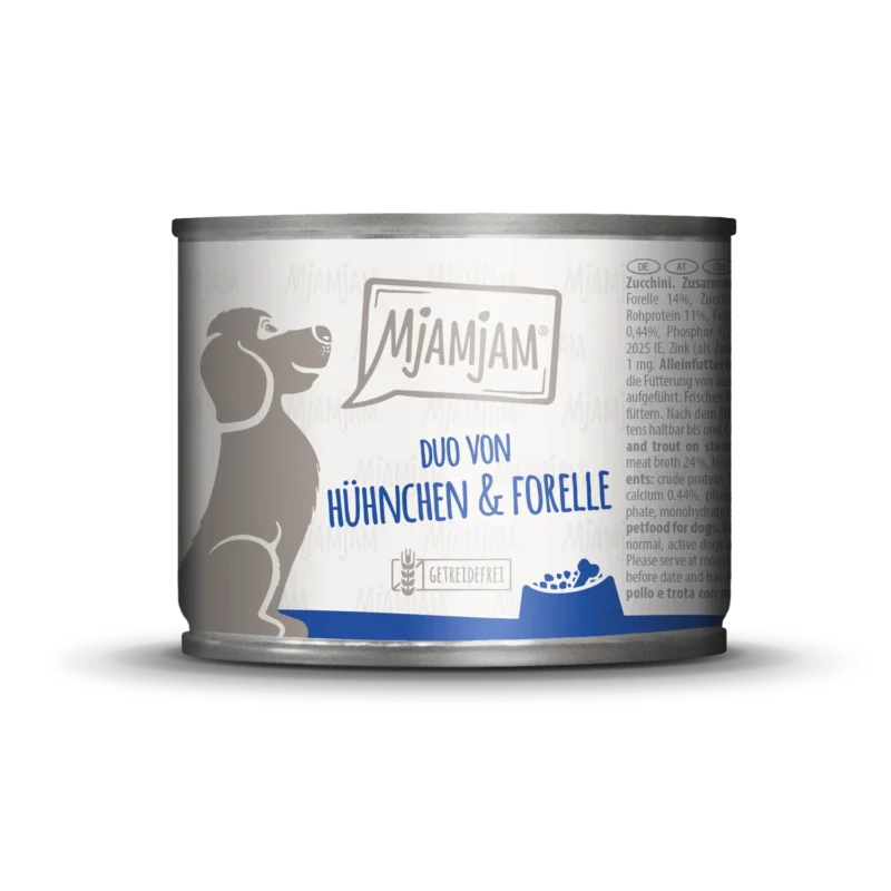MjAMjAM - Hund - Hühnchen & Forelle zoo-de