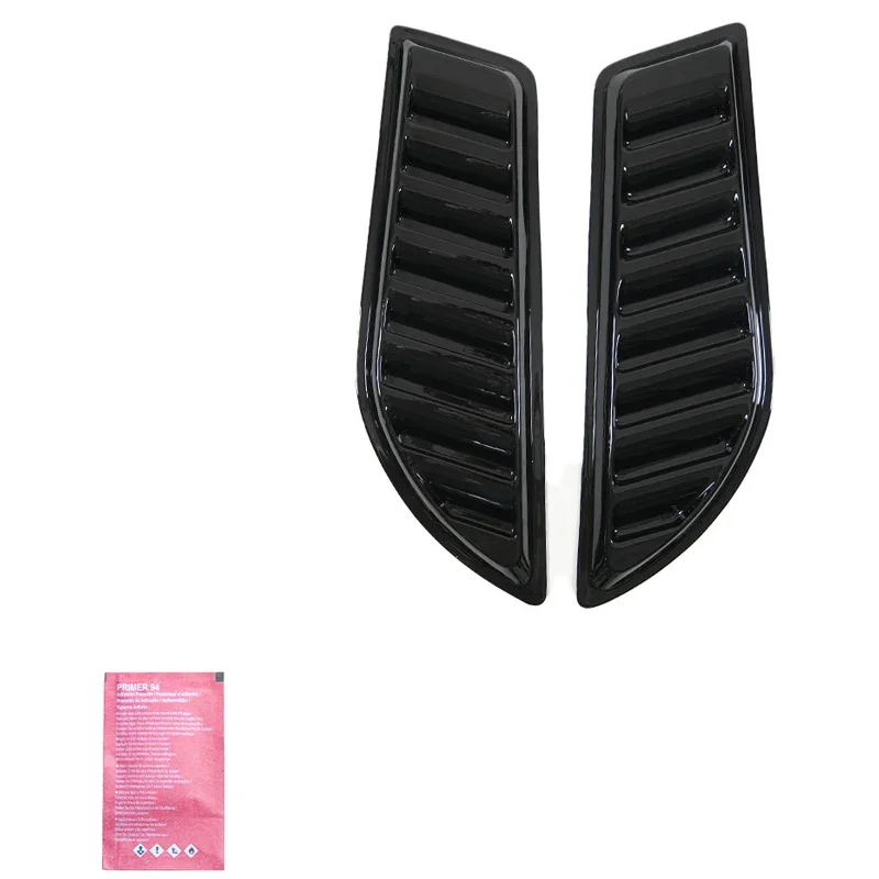 OneWay, Motorhauben-Luftschlitze, Hochglanzschwarz, Universell für 4x4 Pick-Up, 2 Stk.