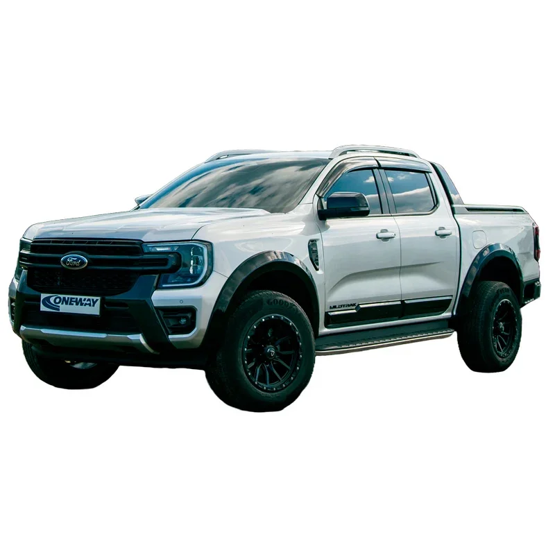 OneWay, Fender Flares, Matt Schwarz, Passend für Ford Ranger T9 2022-, 4-teiliges Set