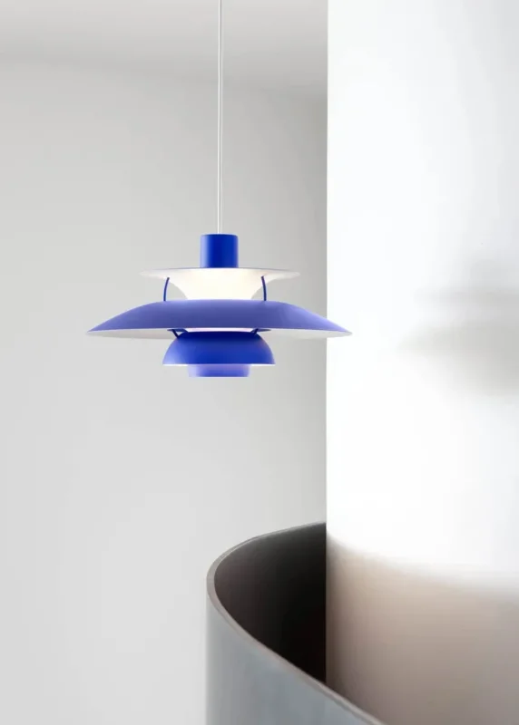 PH 5 Pendelleuchte, monokrom blue af Poul Henningsen – Bild 2