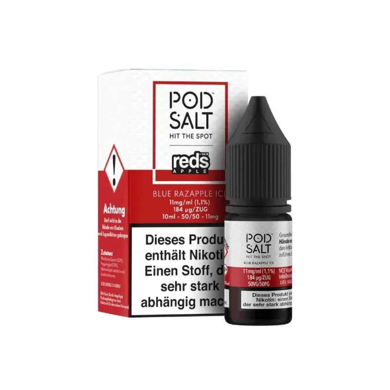 Pod Salt Fusion - Blue Razapple Ice - Nikotinsalz Liquid