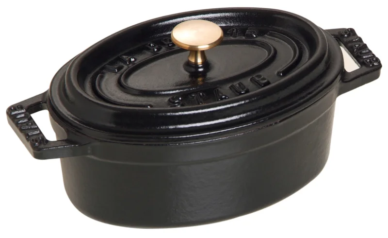 Staub Mini Cocotte 11 cm, ideal für kleine Portionen und vielseitigen Einsatz in der Küche.