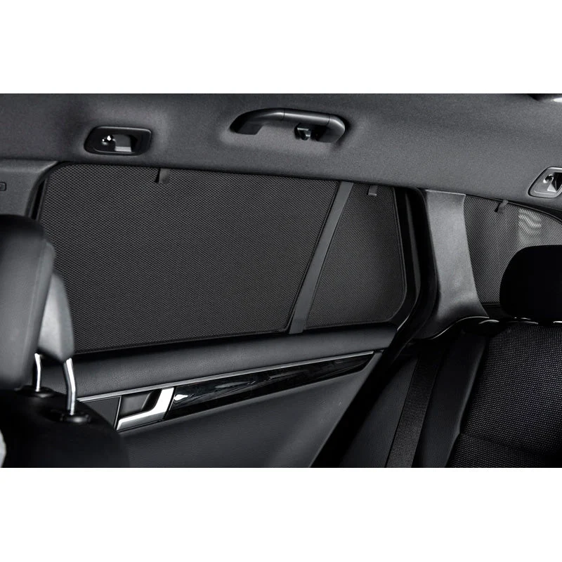 Car Shades, Satz passend für Polestar 2 EV 2019- (4-teilig), Textil, Schwarz