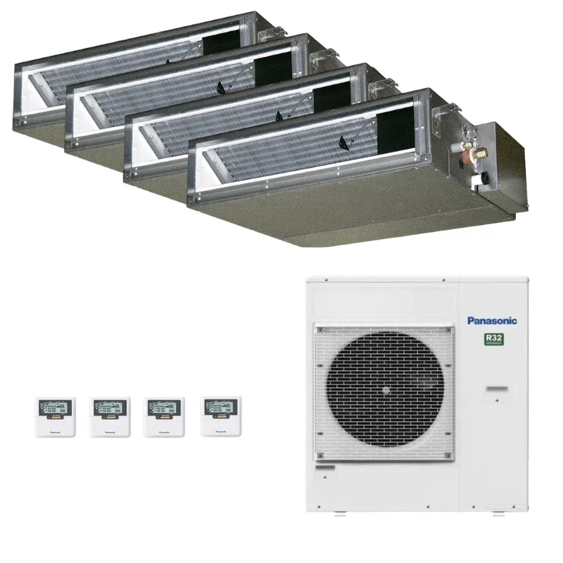 Panasonic Kanalgerät CD3EAW Multisplit-Klimaanlage 4× Kanalgerät