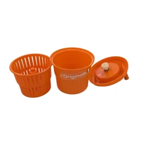 Salatschleuder E5 5L orange Handbetrieb Dagema