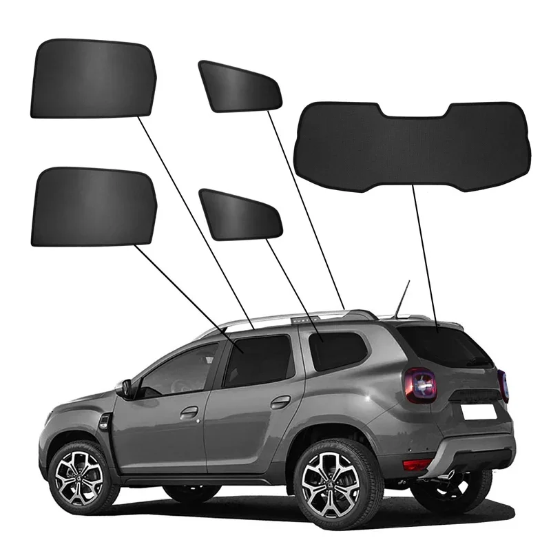 SunClip, Sonnenschutz & Sichtschutz, passt für Dacia Duster II (2018-2023)