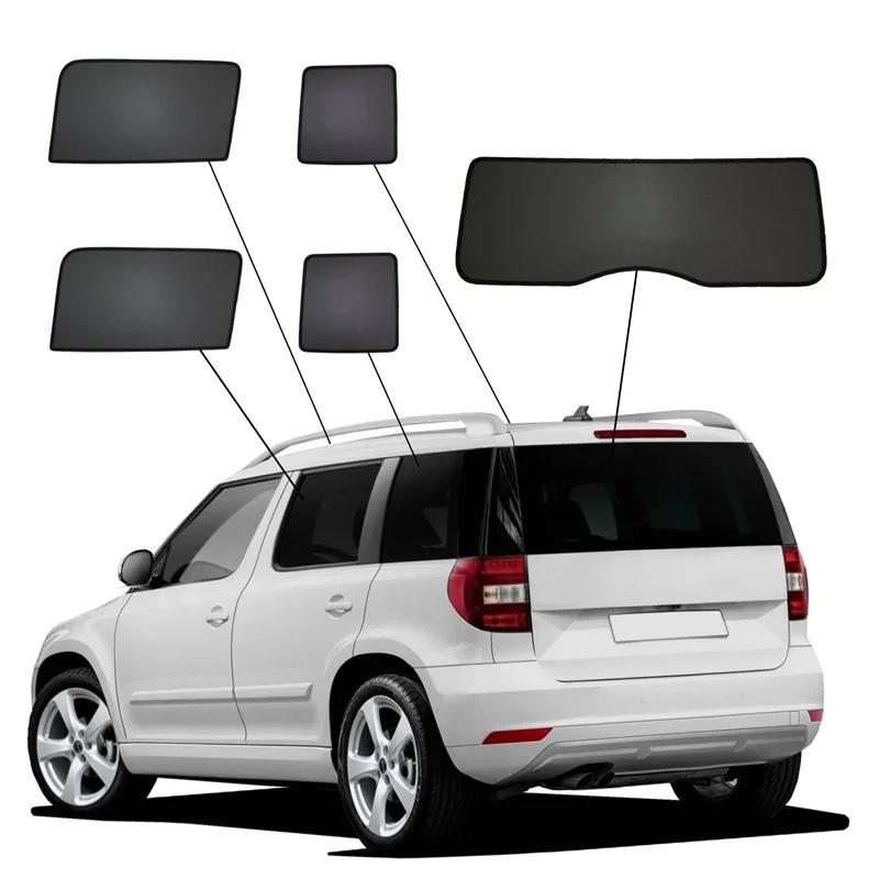 SunClip, Sonnenschutz, passt für Skoda Yeti (5L) 2009-2017