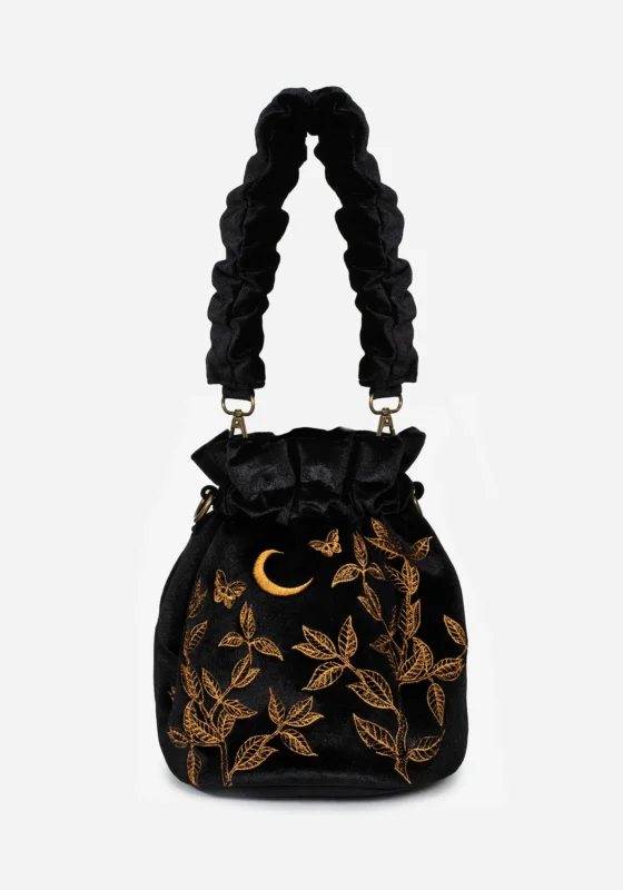 Instar Schmetterling Bestickt Bucket Tasche