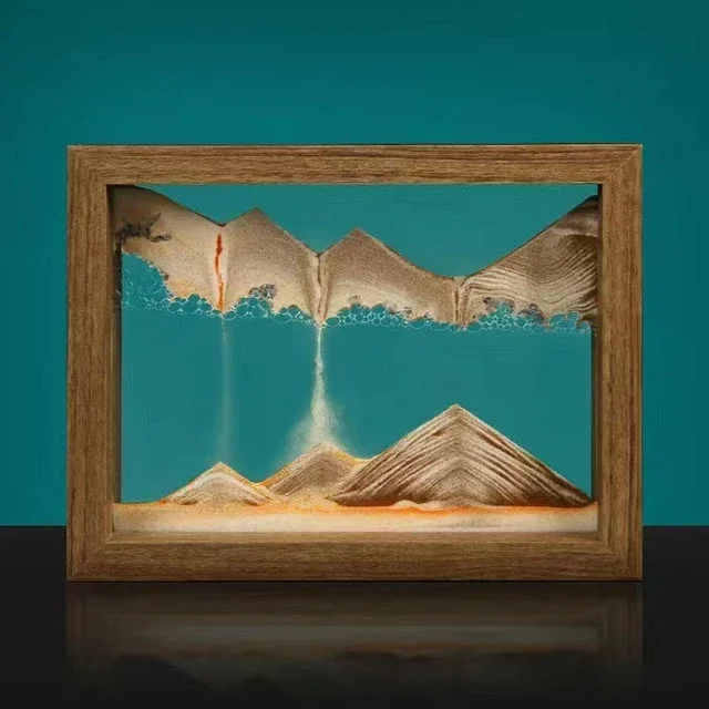 Brehn | Massivholz 3D rotierende Sandmalerei