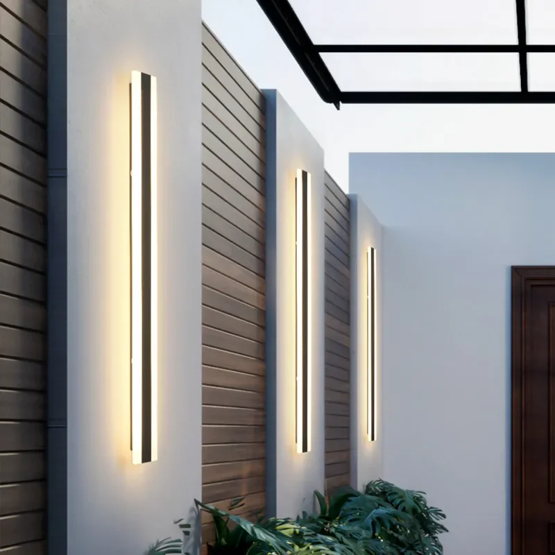 Wetterfeste LED-Außenwandleuchte | Modernes Design für Garten, Terrasse & Fassade | Wasserdicht IP65 | Energieeffizient | Brehn