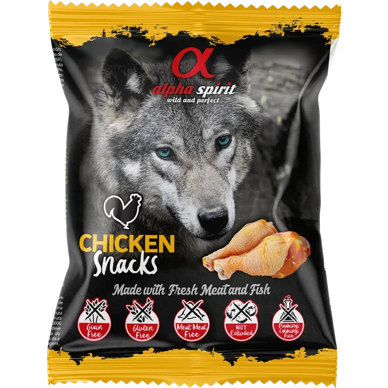 alpha spirit Snacks Bag gewürfelt Huhn 50 g