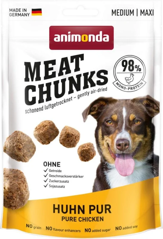 Animonda Dog Snack Meat Chunks Huhn pur zoo-de