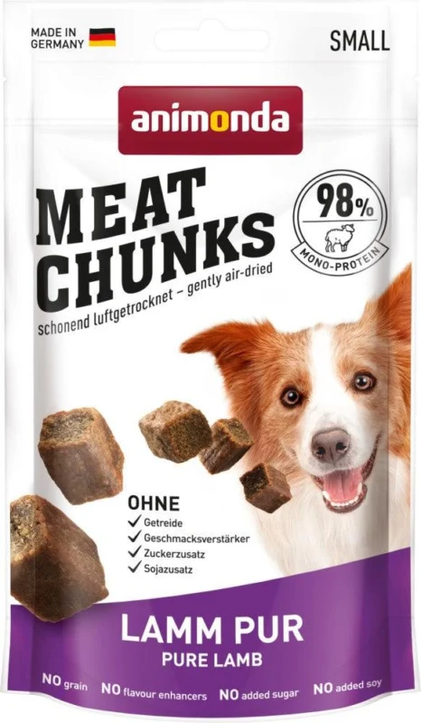 Animonda Dog Snack Meat Chunks Lamm pur zoo-de