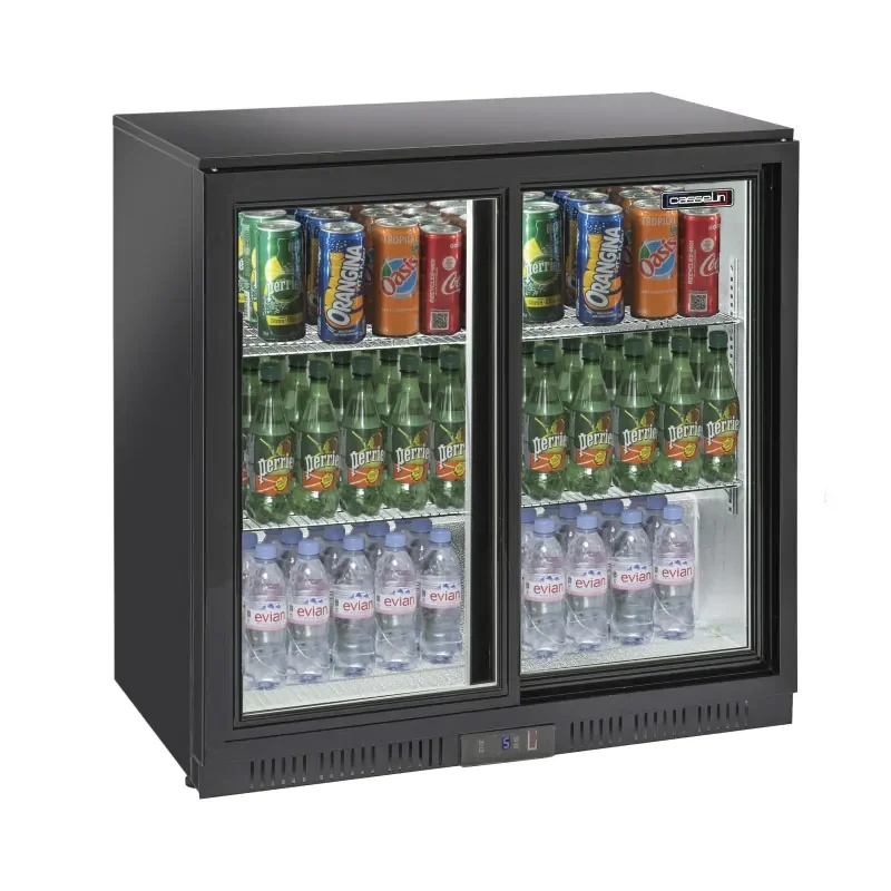 Casselin Barkühlschrank 2 Schiebetüren