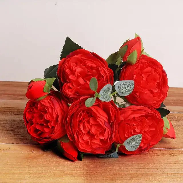 Ewige Eleganz Seiden-Peony-Arrangement
