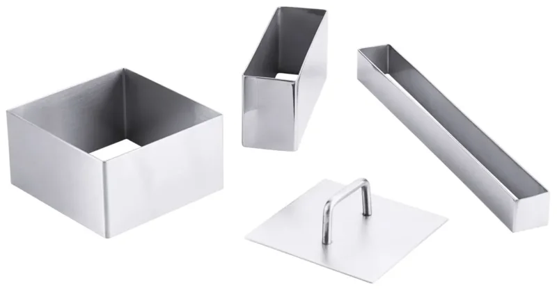 Schaumspeisenform rechteckig 5 cm x 5 cm - CPGASTRO