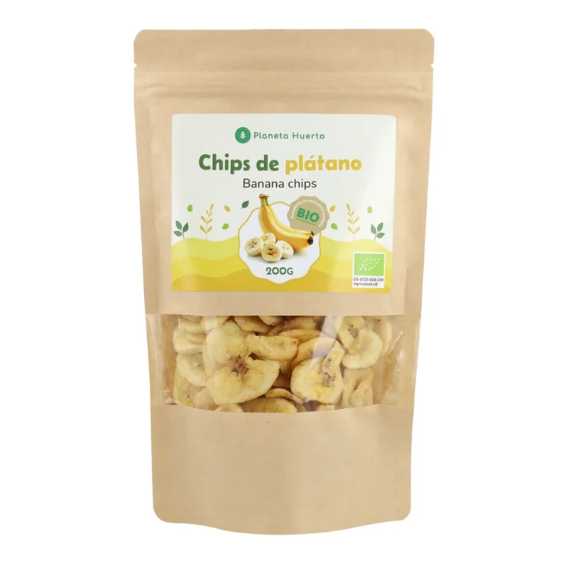 Chips de plátano ECO Planeta Huerto 200 g