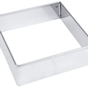 Ausstechform Edeltstahl Ausstecher quadratisch glatt - CPGASTRO