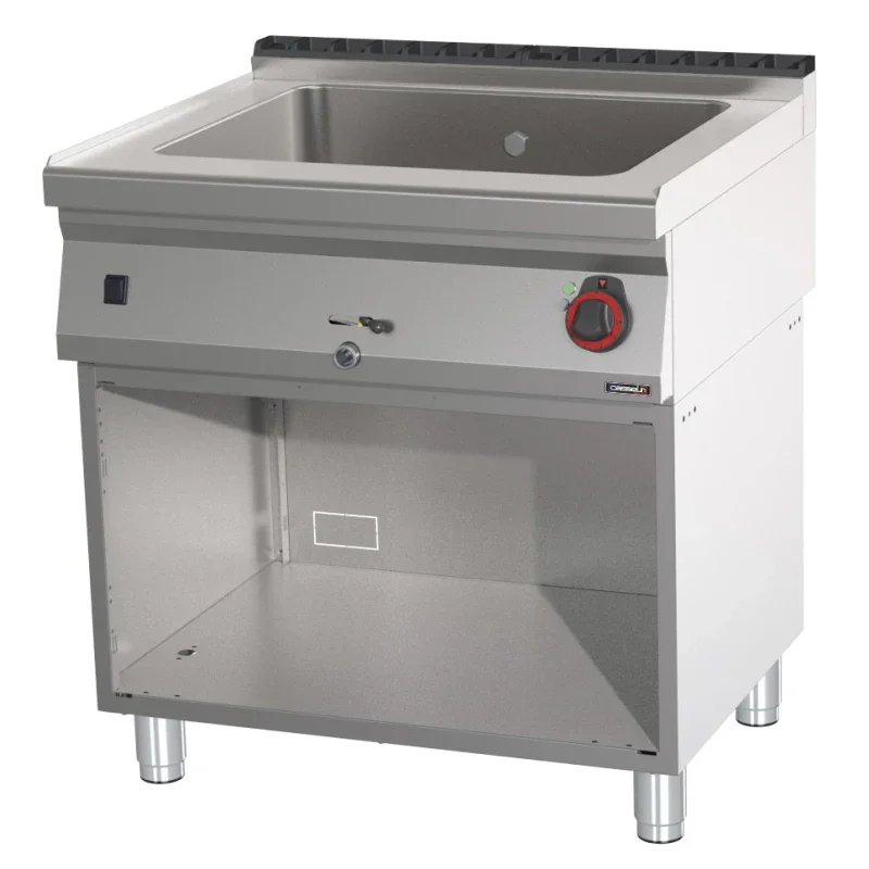Casselin Bain-Marie GN 2/1 200 mm mit Ablassventil und Unterbau 80 - Linie 700