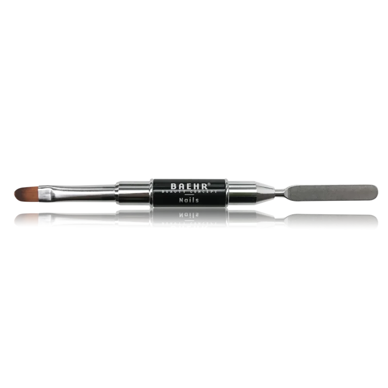 BAEHR beauty concept NAILS - Poly-Acryl Doppelinstrument – Pinsel und Spatel, 1stk, offen