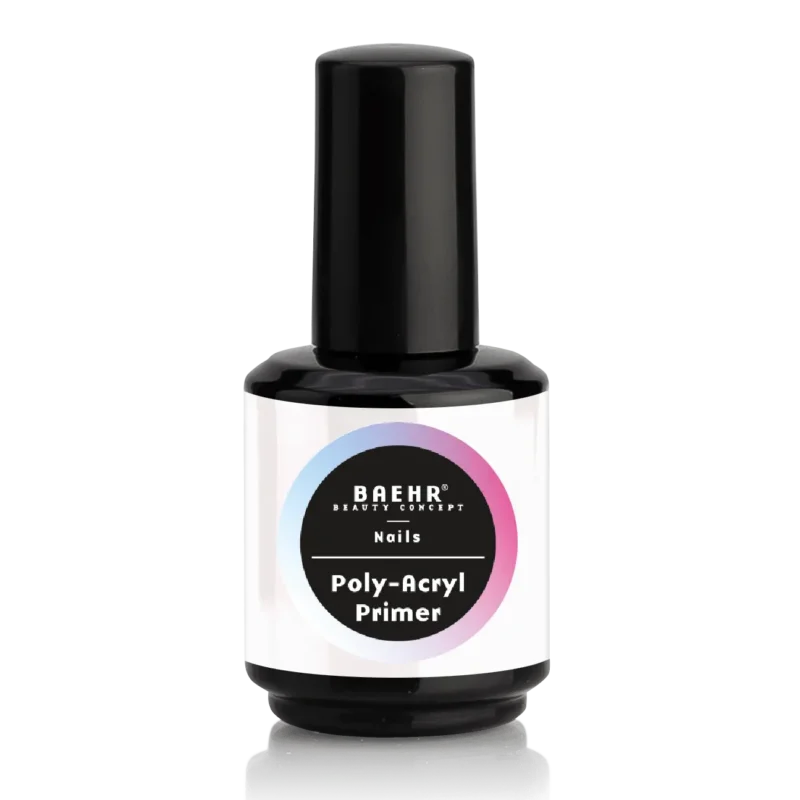 BAEHR BEAUTY CONCEPT - NAILS Poly-Acryl Primer – Haftvermittler für Nagelmodellage, 15ml, Pinselflasche