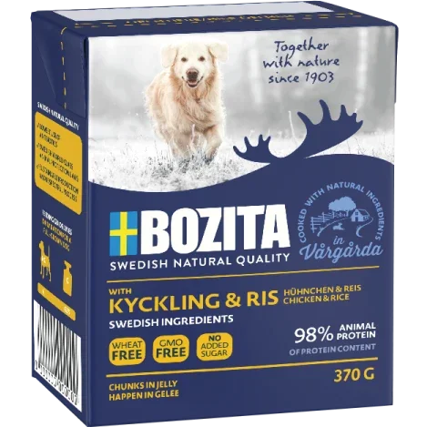 Bozita Happen in Gelee Hühnchen & Reis 370 g